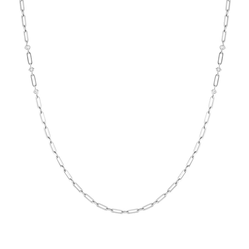 Nomination - Chains Of Style CZ Long Necklace - Silver