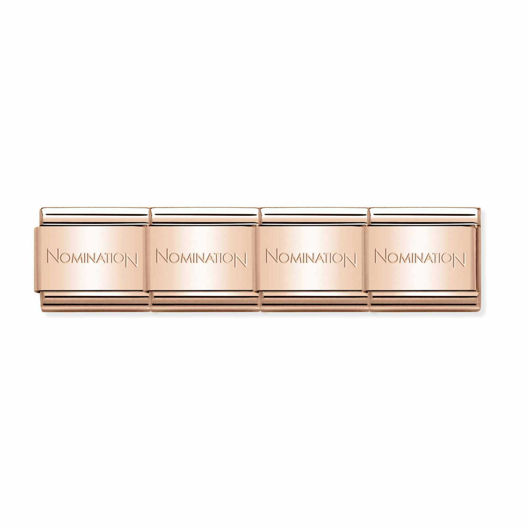 Nomination - Classic Rose Gold Plain Base Bracelet