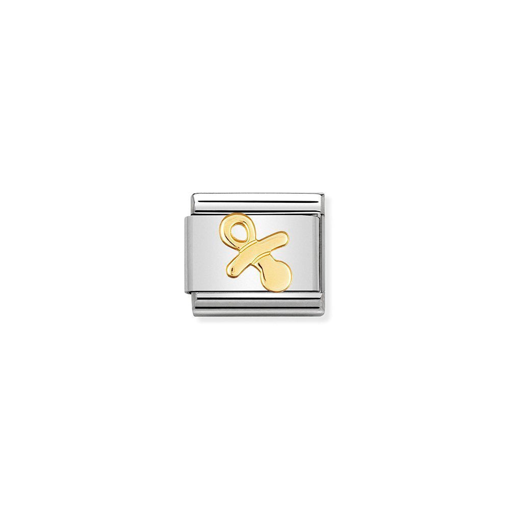 Nomination - Yellow Gold Pacifier Charm