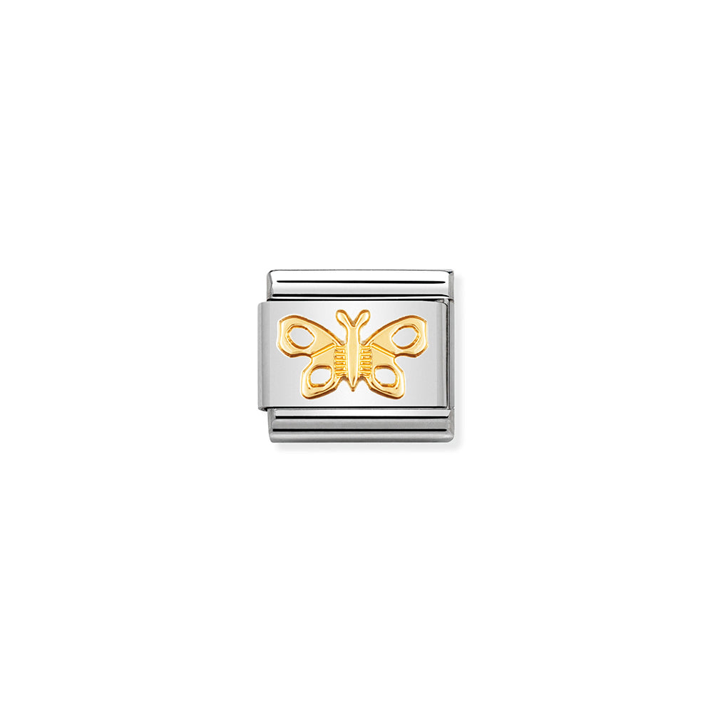 Nomination - Gold Butterfly Charm