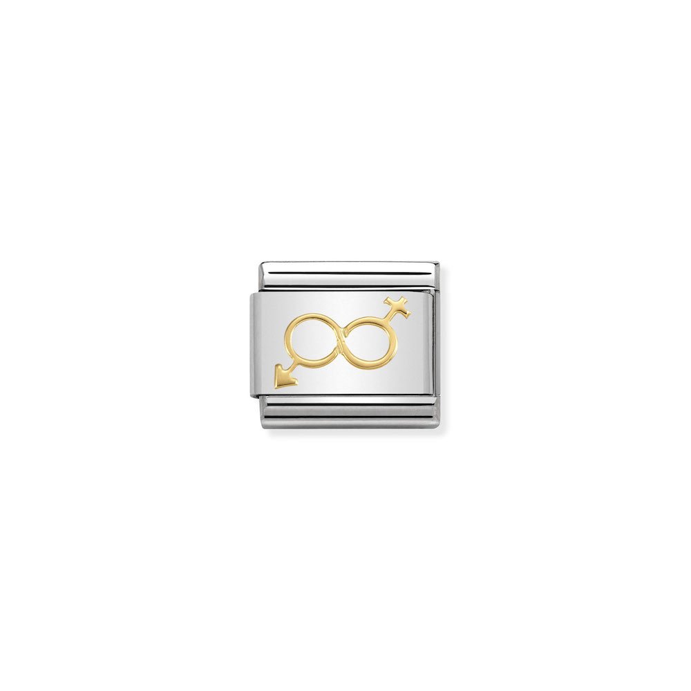 Nomination - Yellow Gold Classic Infinite He She Charm