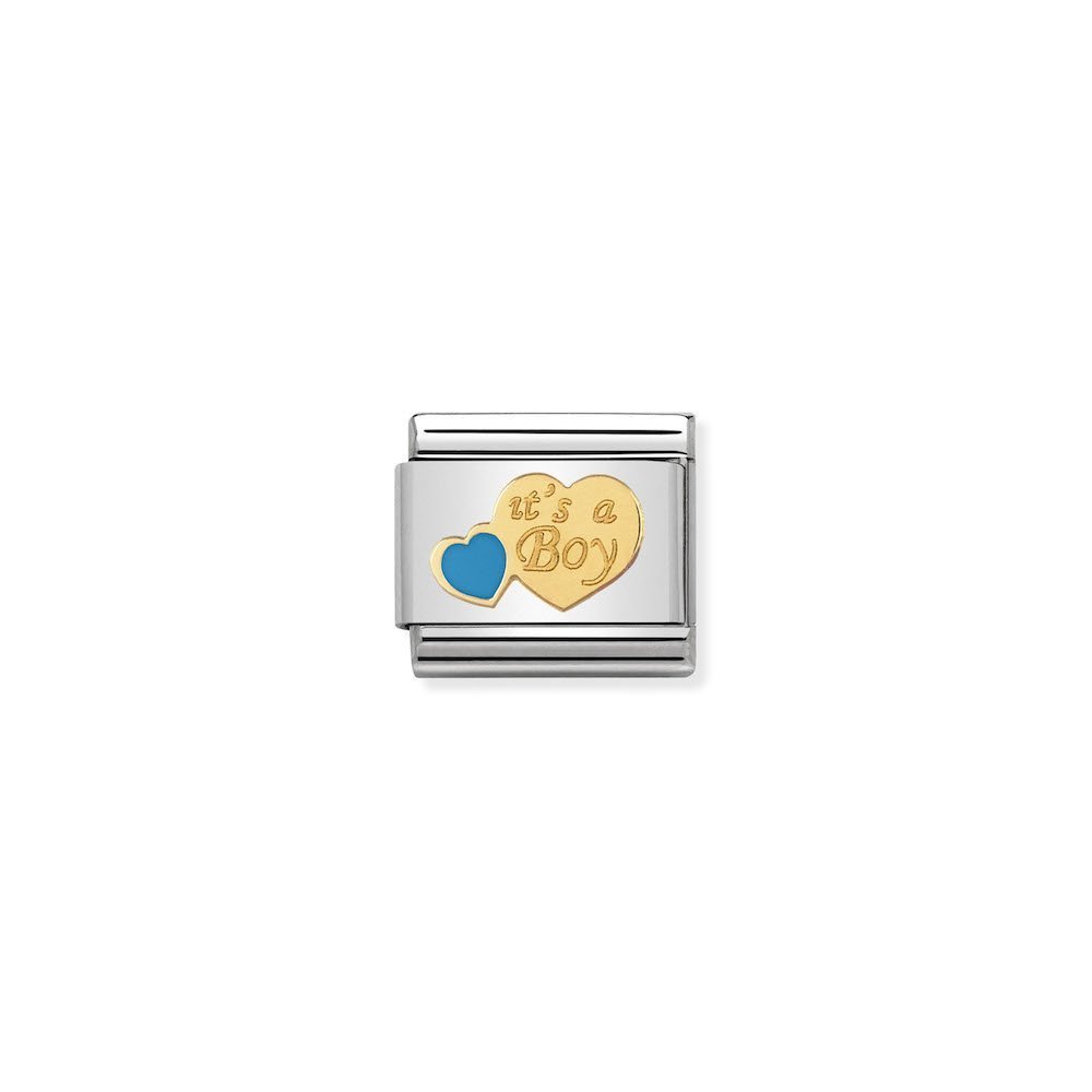 Nomination - Yellow Gold It'S A Boy Charm