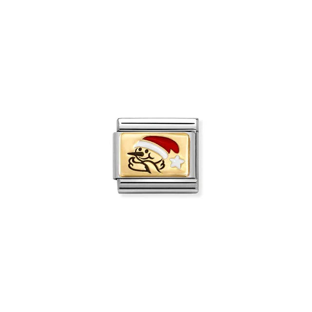 Nomination - Snowman Santa Hat Charm