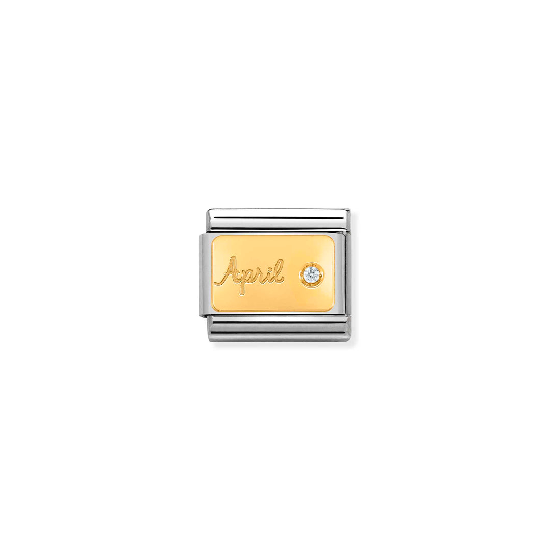 Nomination - April with Diamond Charm