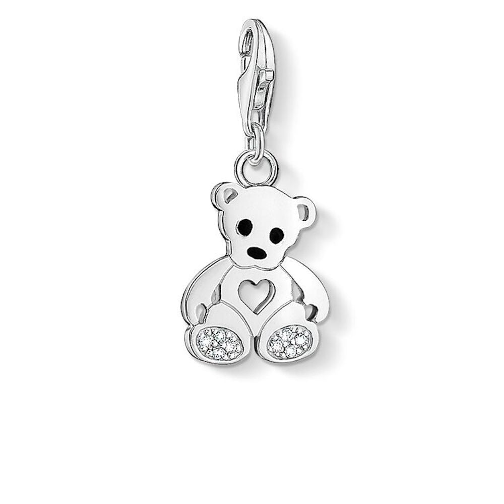 Thomas Sabo - Teddy Bear with Heart Charm - Silver