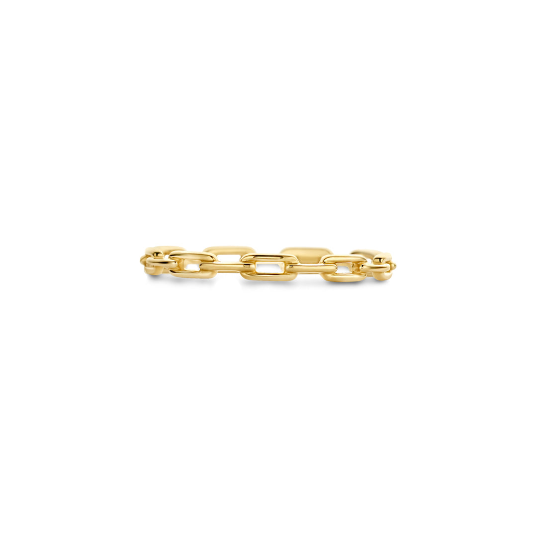 Blush - 2.1mm Linked Ring - 14kt Yellow Gold