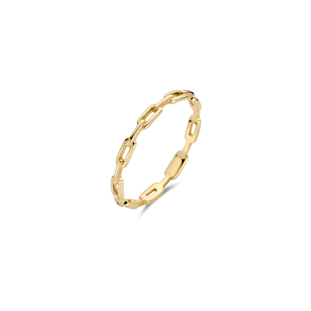 Blush - 2.1mm Linked Ring - 14kt Yellow Gold