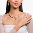 Thomas Sabo - Amethyst Coloured Stones and Enamel Star Charm - Silver
