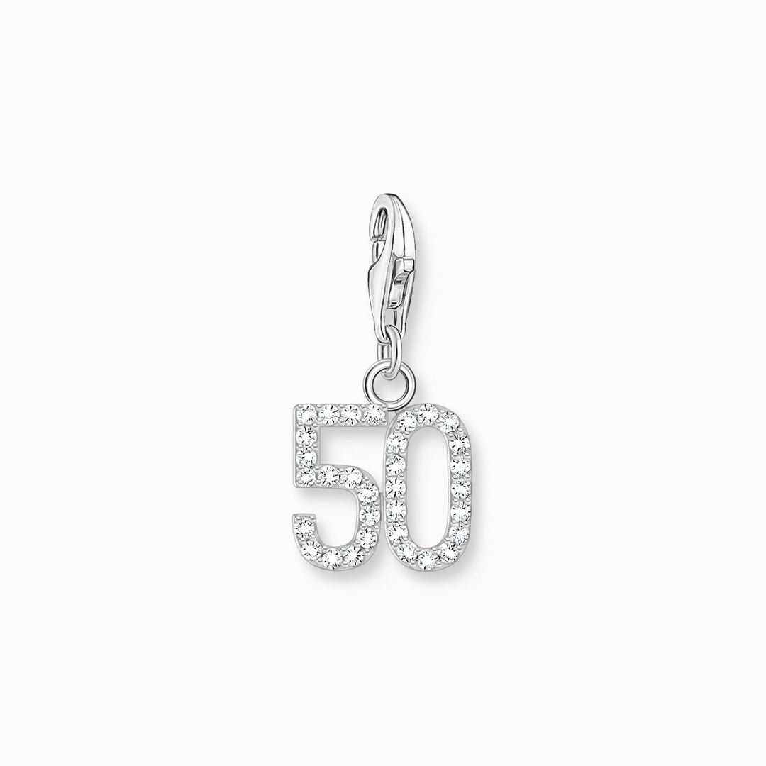 Thomas Sabo - 50 CZ Pendant Charm - Silver