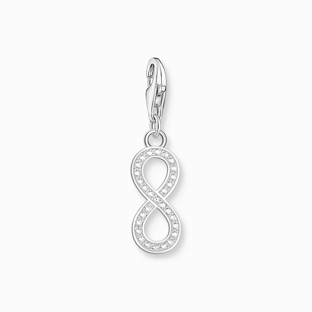 Thomas Sabo - Infinity CZ Pendant Charm - Silver