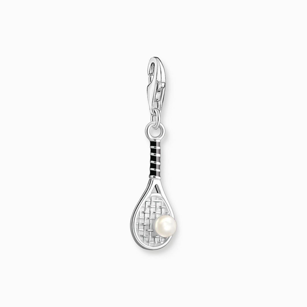 Thomas Sabo - Tennis Racket Pearl Charm - Silver