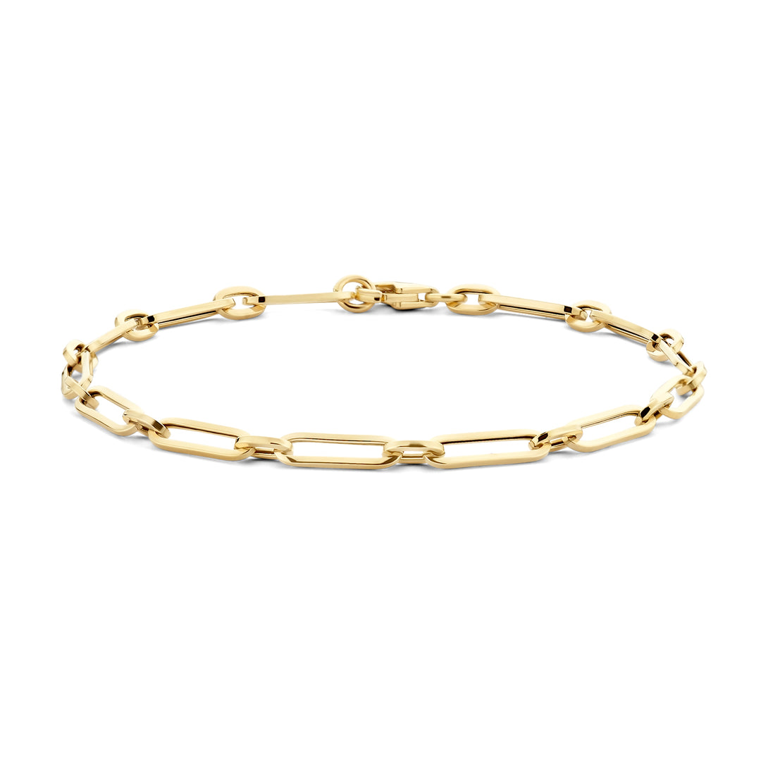 Blush - 18.5cm Linked Bracelet - 14kt Yellow Gold