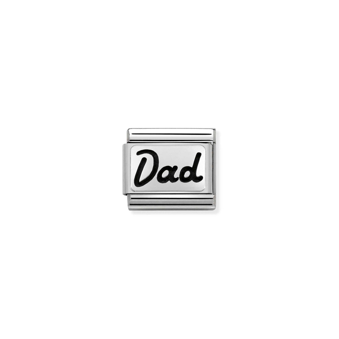 Nomination - Classic Silver Dad Charm