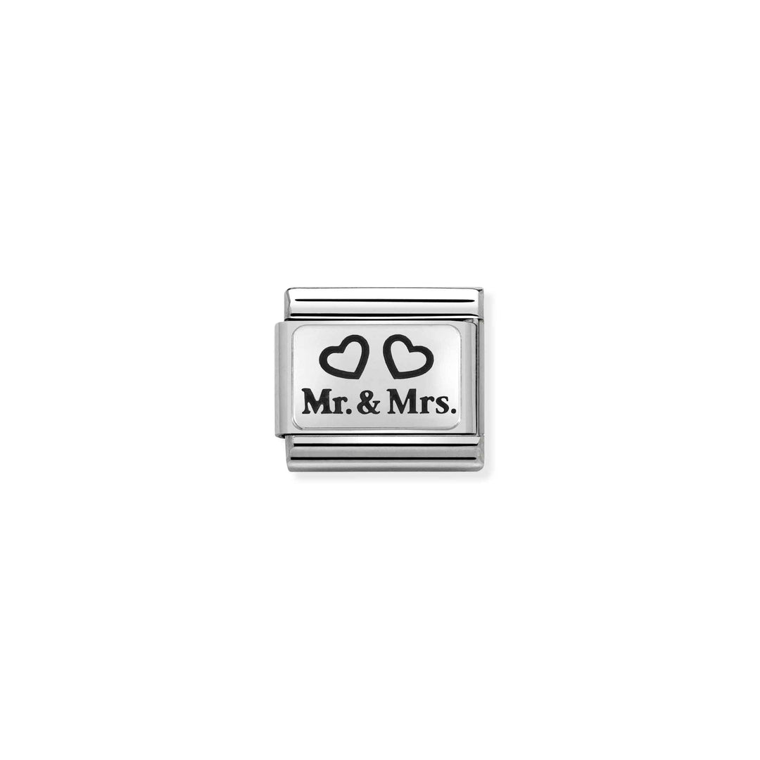 Nomination - Composable Mr and Mrs Heart Charm