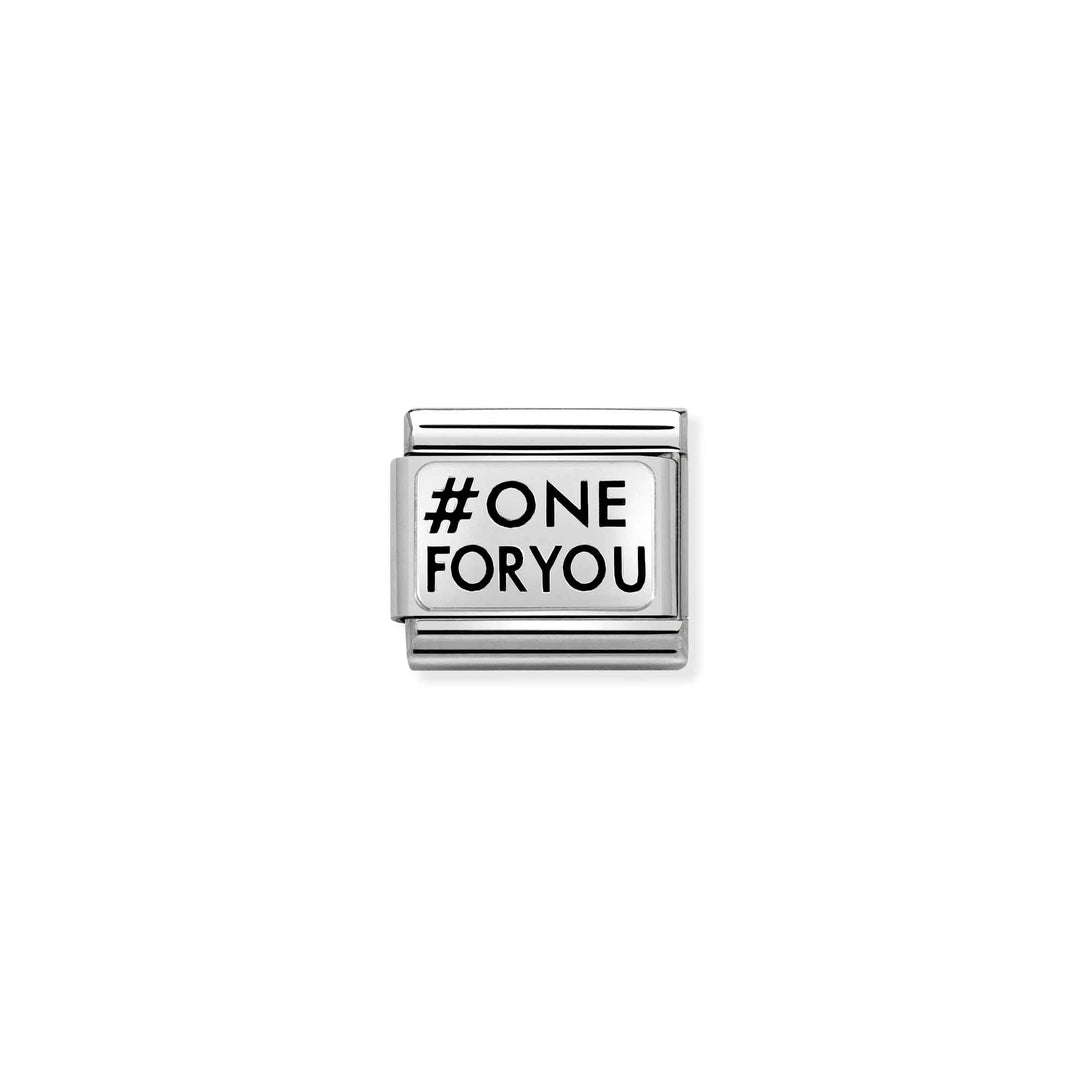 Nomination - Classic Oxidised One For You Charm