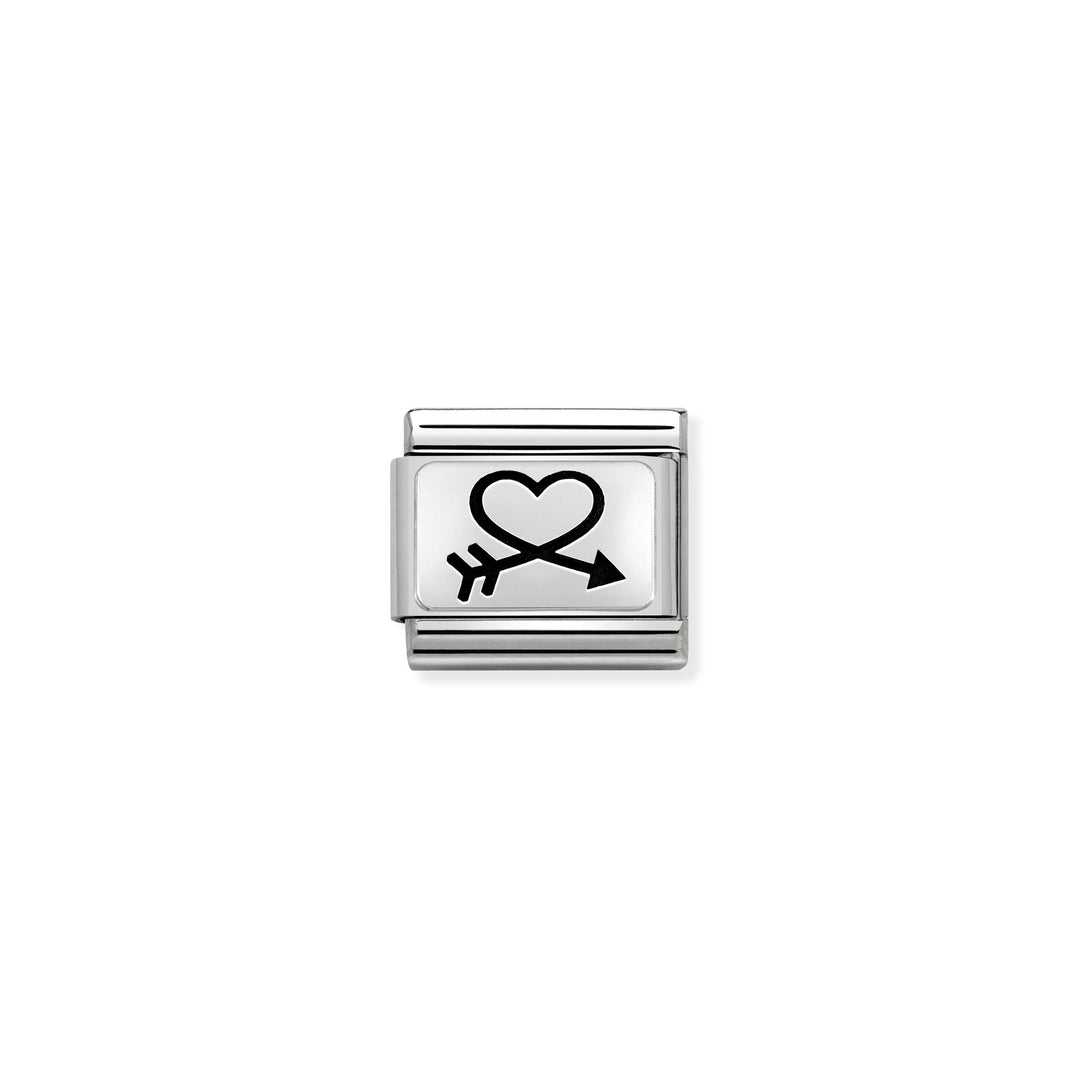 Nomination - Silver Heart and Arrow Charm