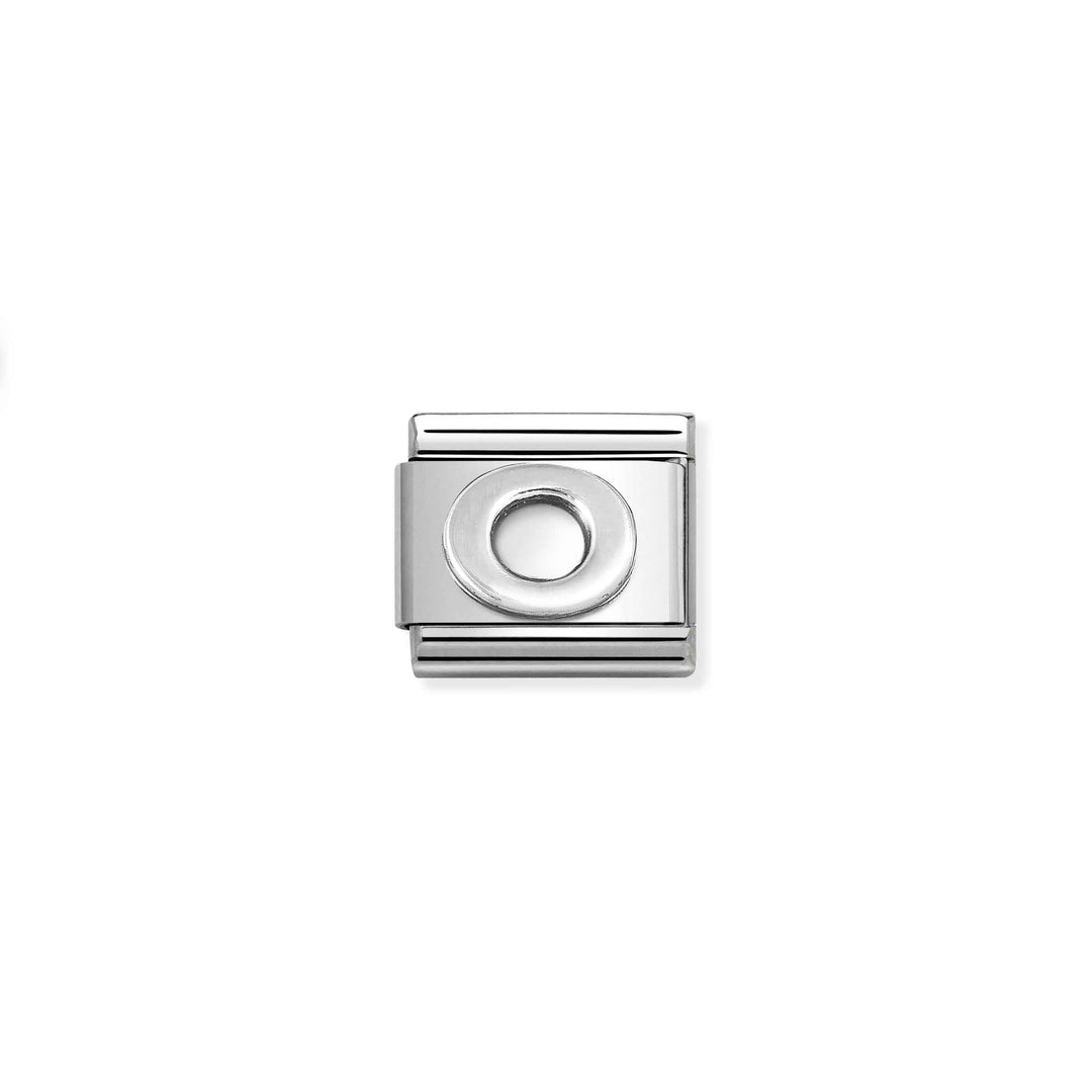 Nomination - Silver Letter O Charm