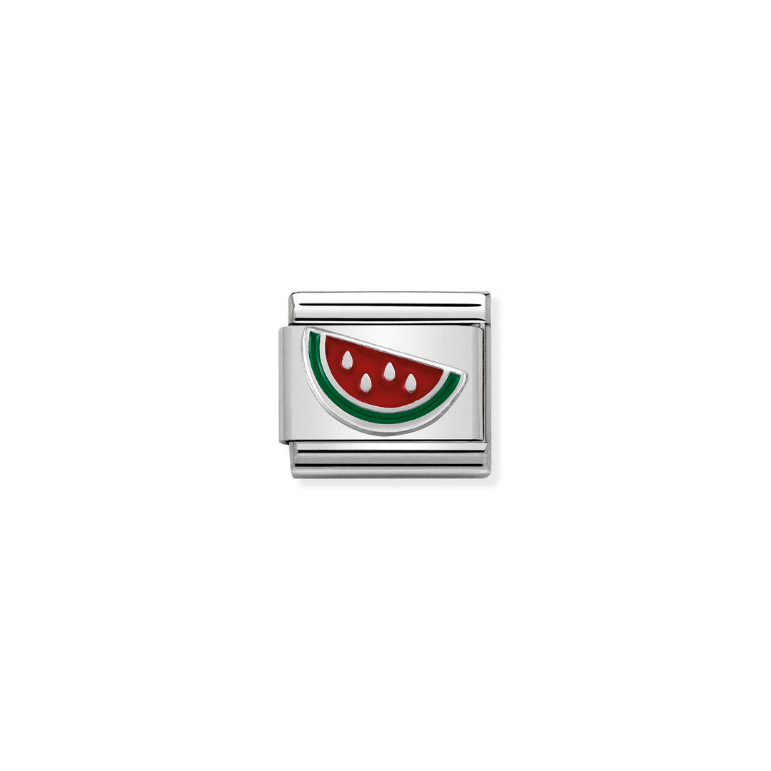 Nomination - Enamel Silver Watermelon Charm