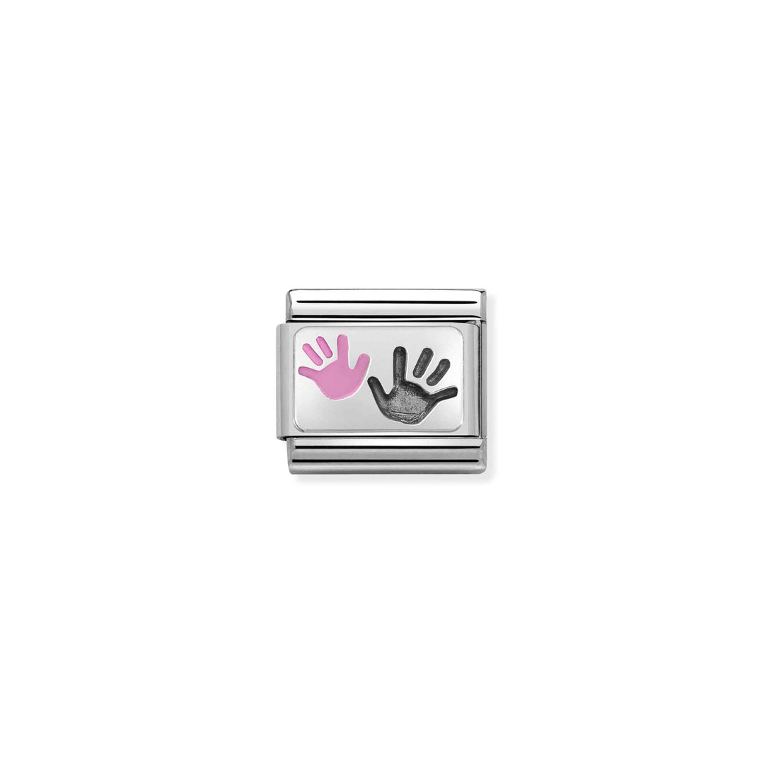 Nomination - Daughter and Parent Hands Charm
