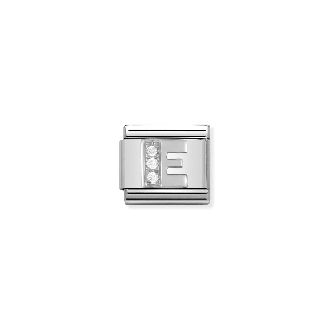 Nomination - Classic Alphabet CZ E Charm