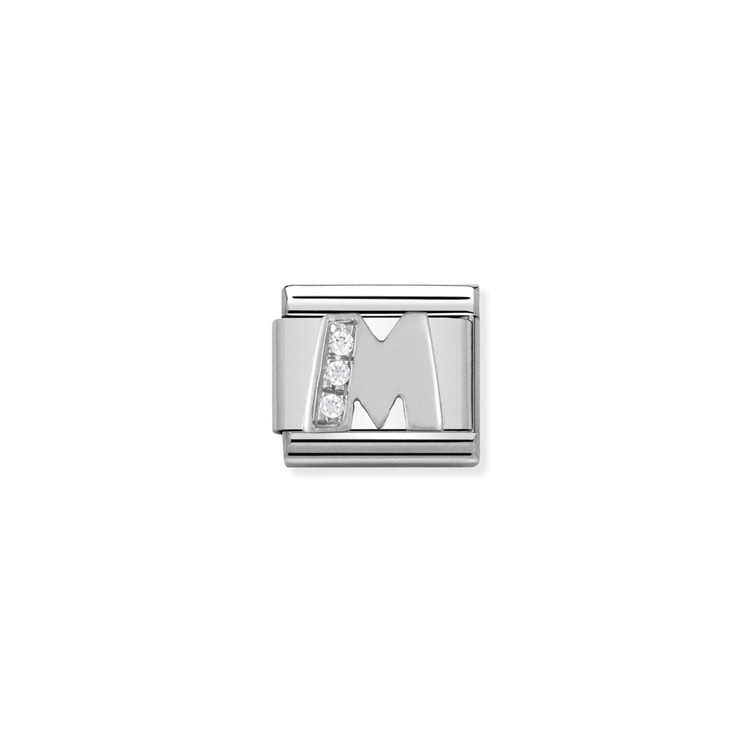 Nomination - Classic Alphabet CZ M Charm