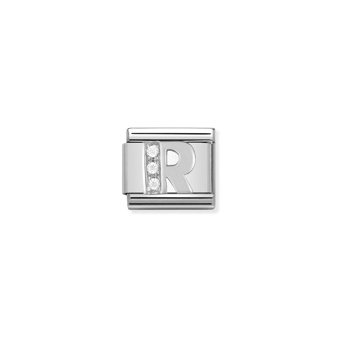 Nomination - Classic Alphabet CZ R Charm