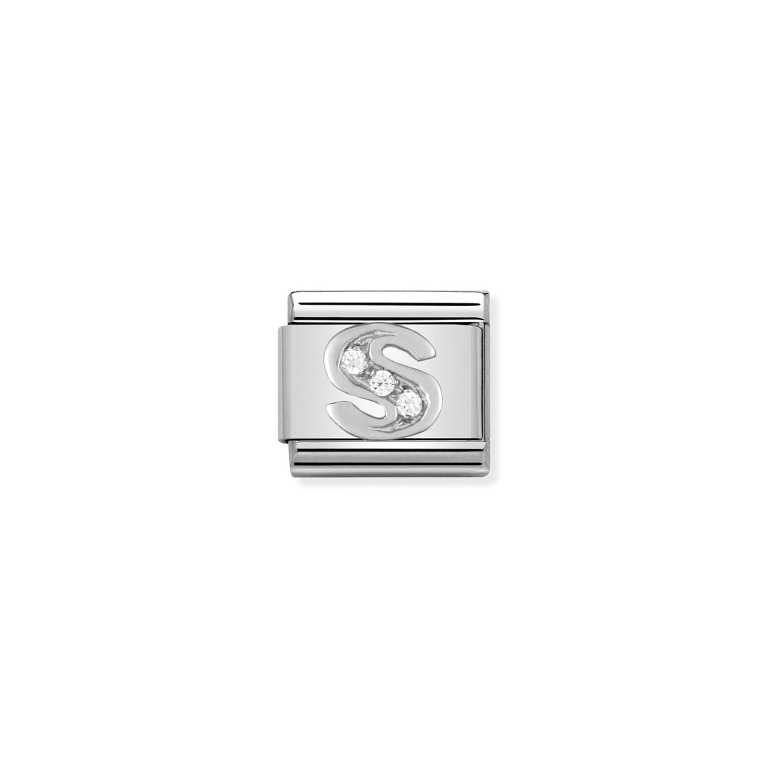 Nomination - Silver Classic CZ S Charm