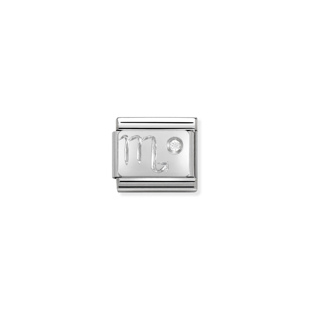 Nomination - Silver Classic Zodiac CZ Scorpio Charm