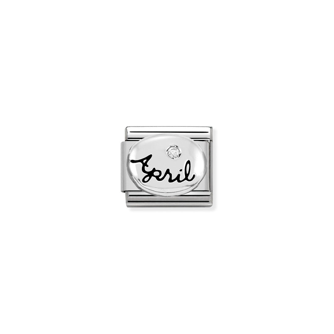 Nomination - Silver April With Diamond Charm