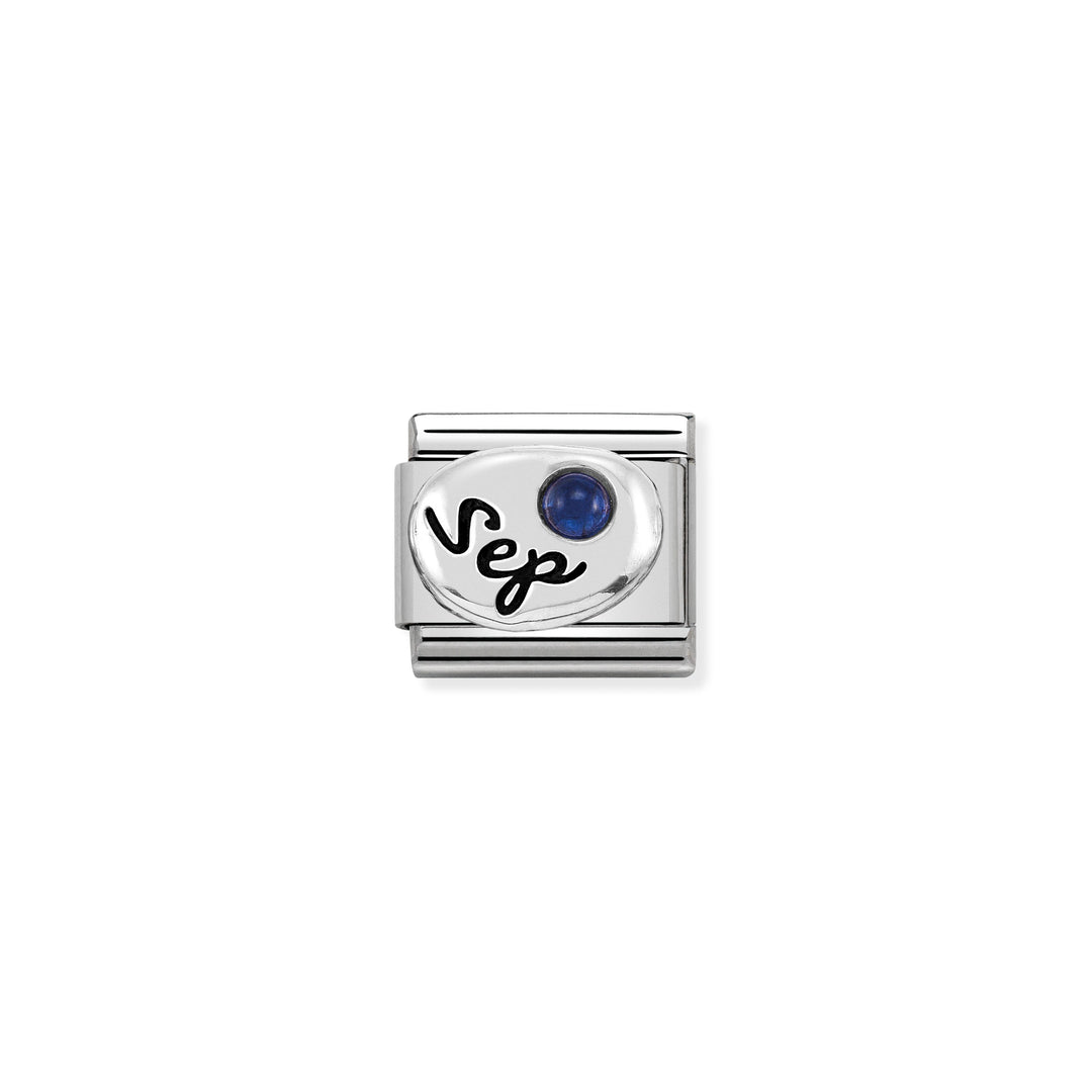 Nomination - Silver September With Sapphire Charm