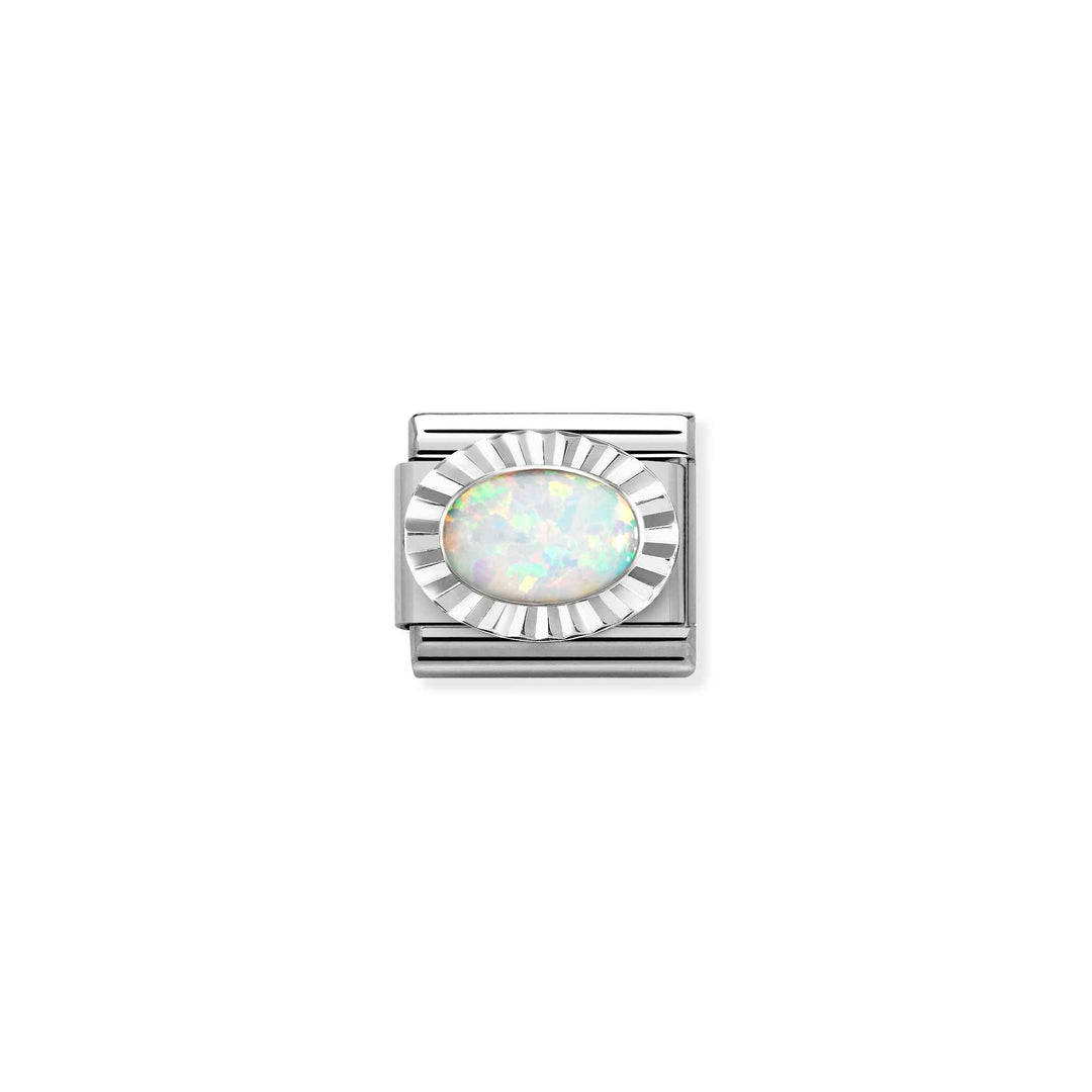Nomination - White Opal Charm