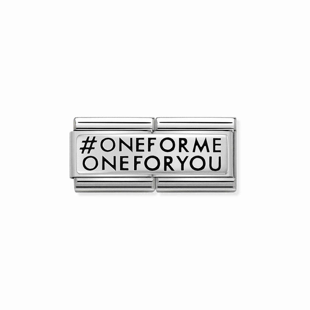 Nomination - Classic Double Oneformeonefor You Charm