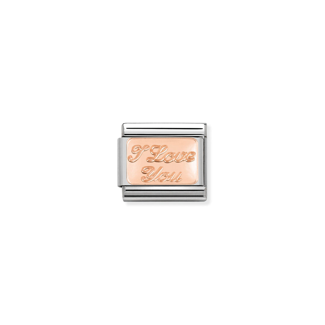 Nomination - Rose Gold I Love You Charm