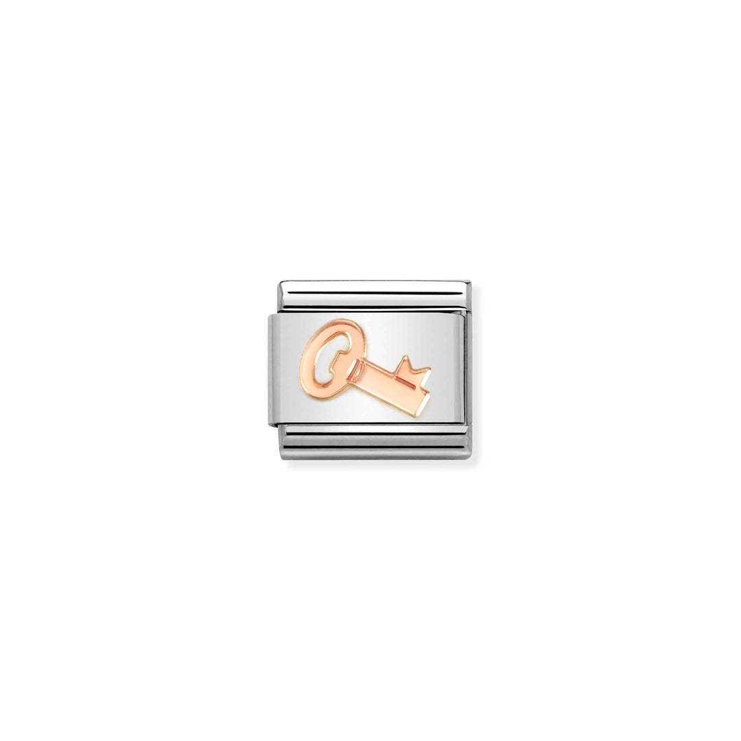Nomination - Rose Gold Key Charm