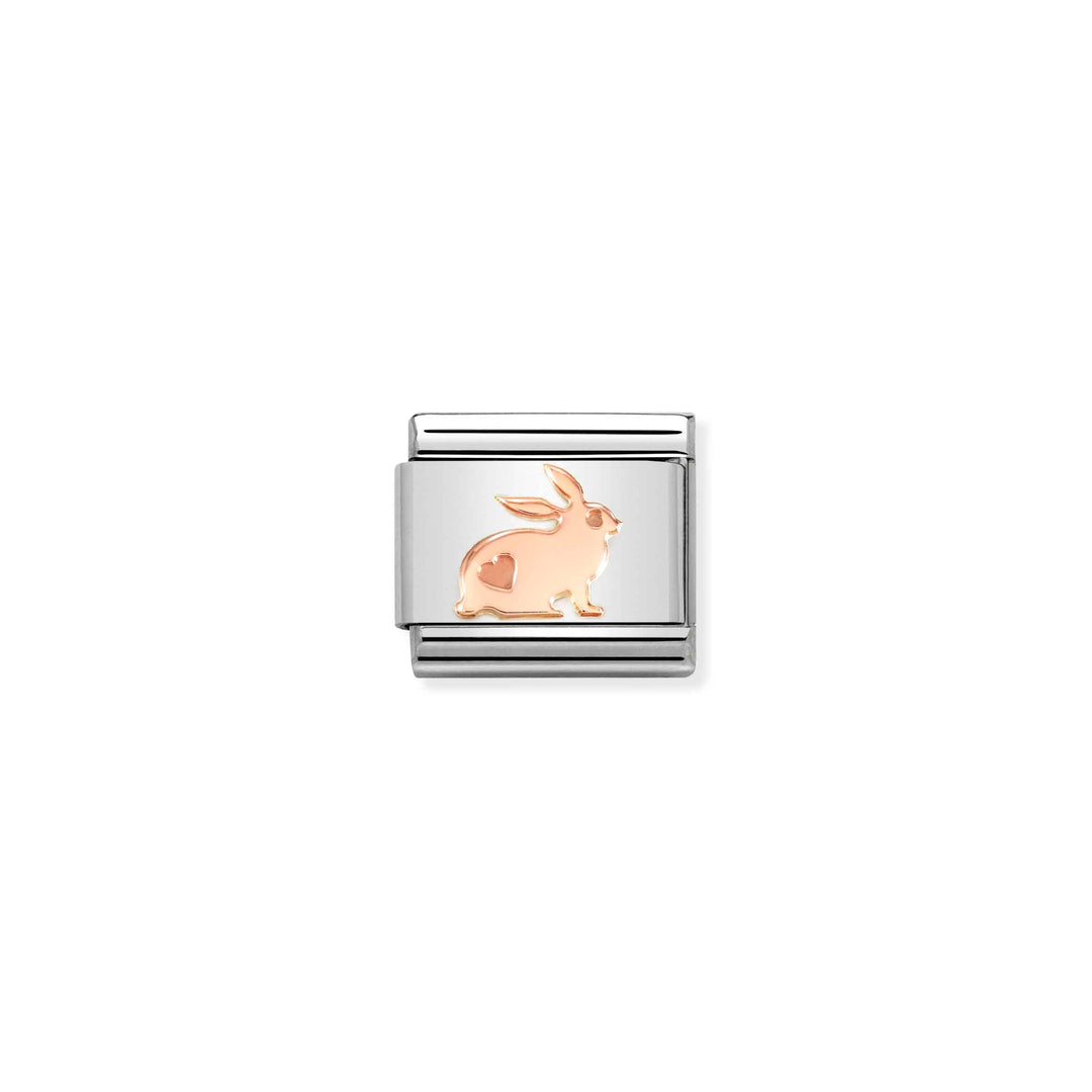 Nomination - Rose Gold Rabbit Charm