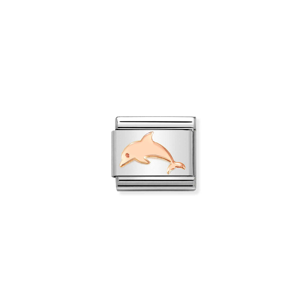 Nomination - Rose Gold Dolphin Charm