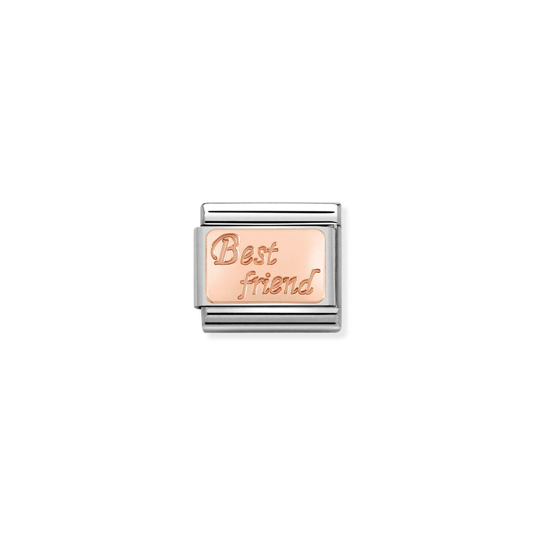 Nomination - Rose Gold Best Friend Charm