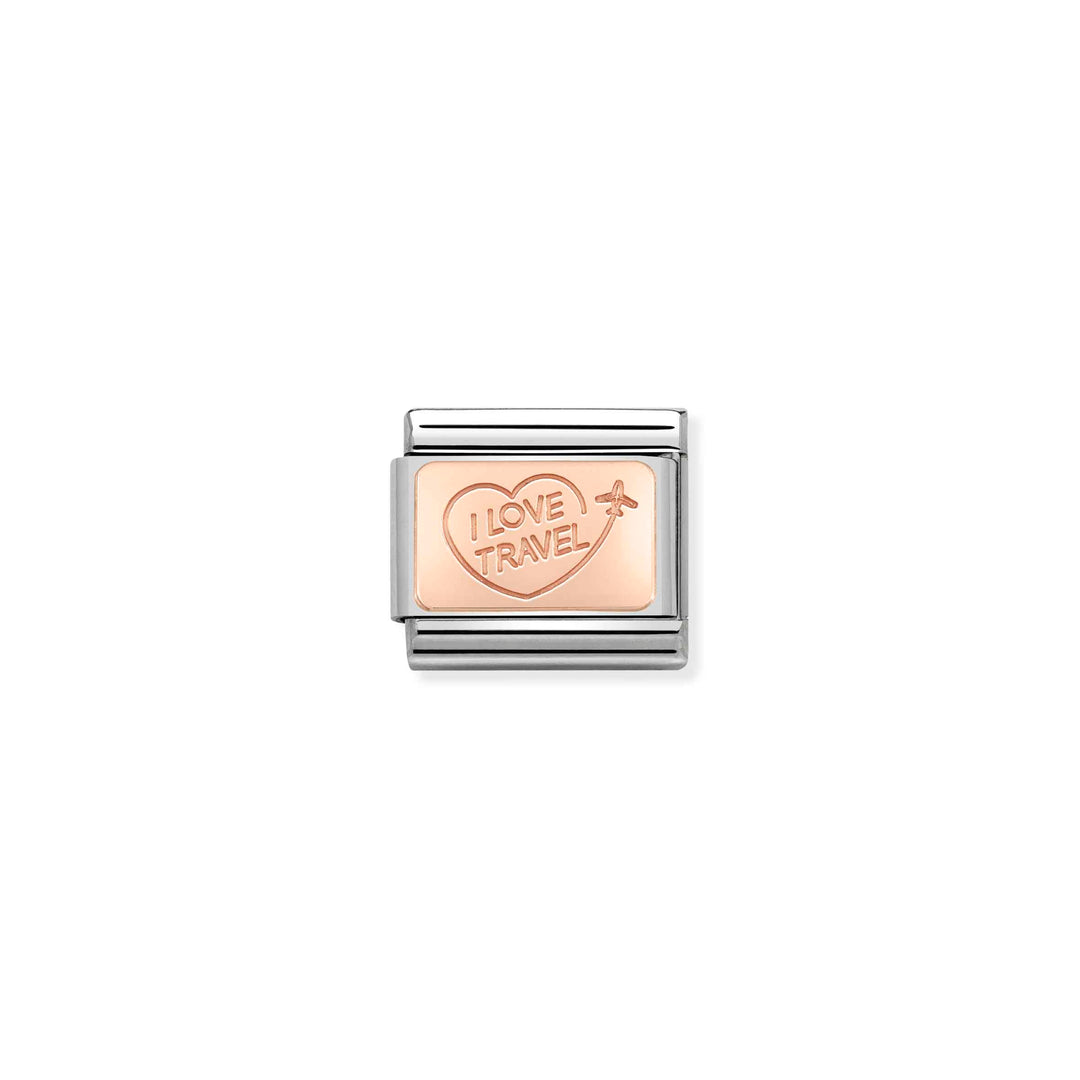 Nomination - Composable I Love Travel Charm