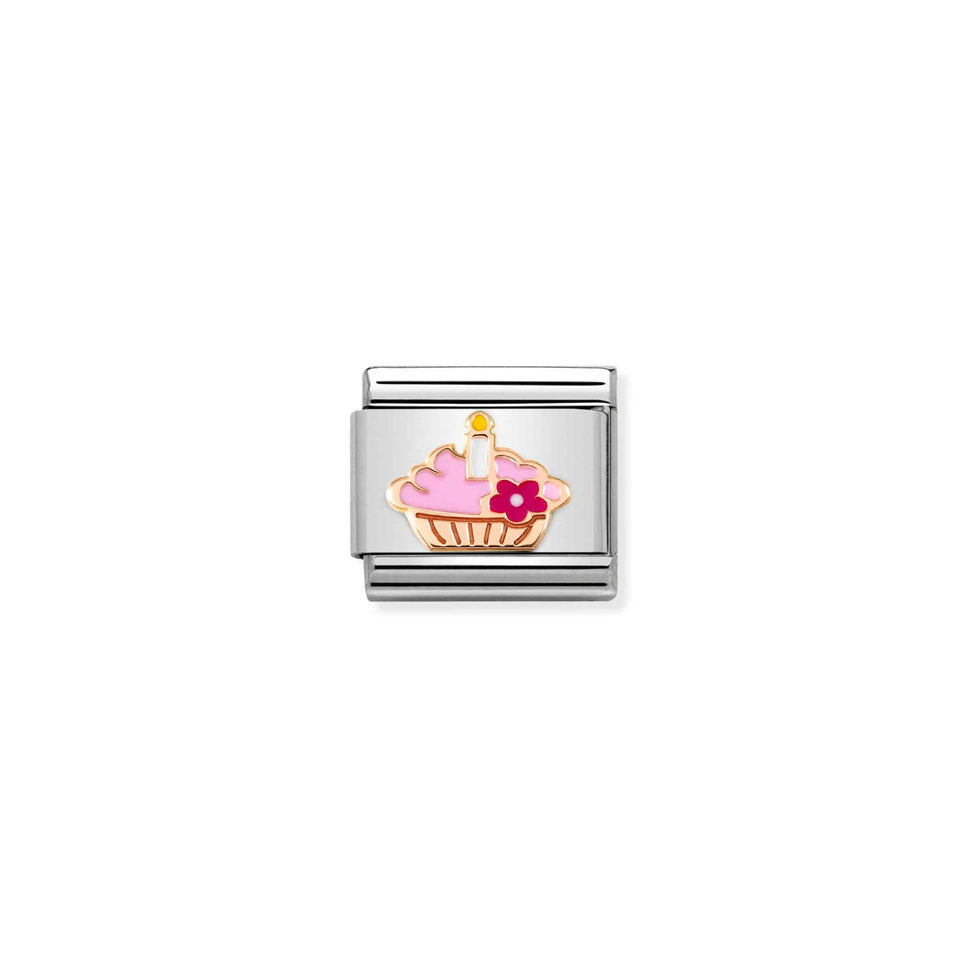Nomination - Cupcake with Candle Charm