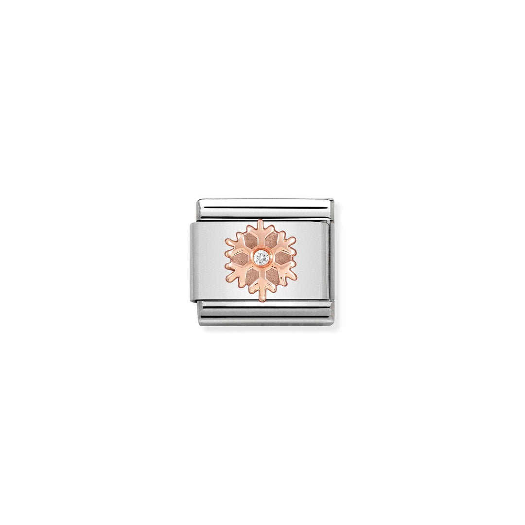 Nomination - Composable Snowflake With White Cz Charm