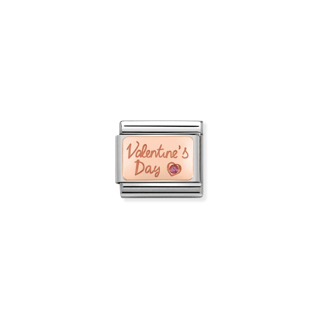 Nomination - Rose Gold CZ Valentine'S Day Charm