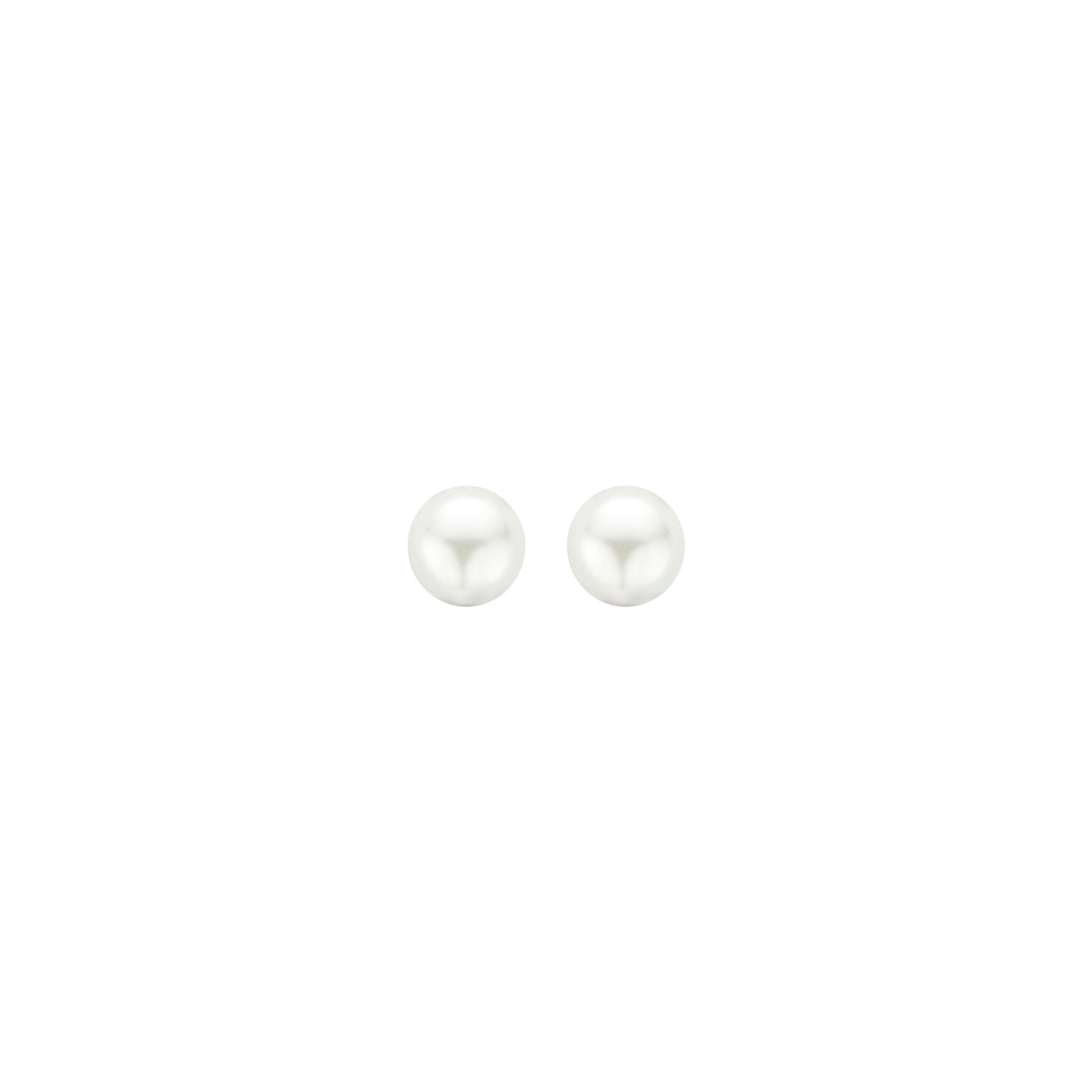 Blush - Medium Pearl Earrings - 14kt Yellow Gold
