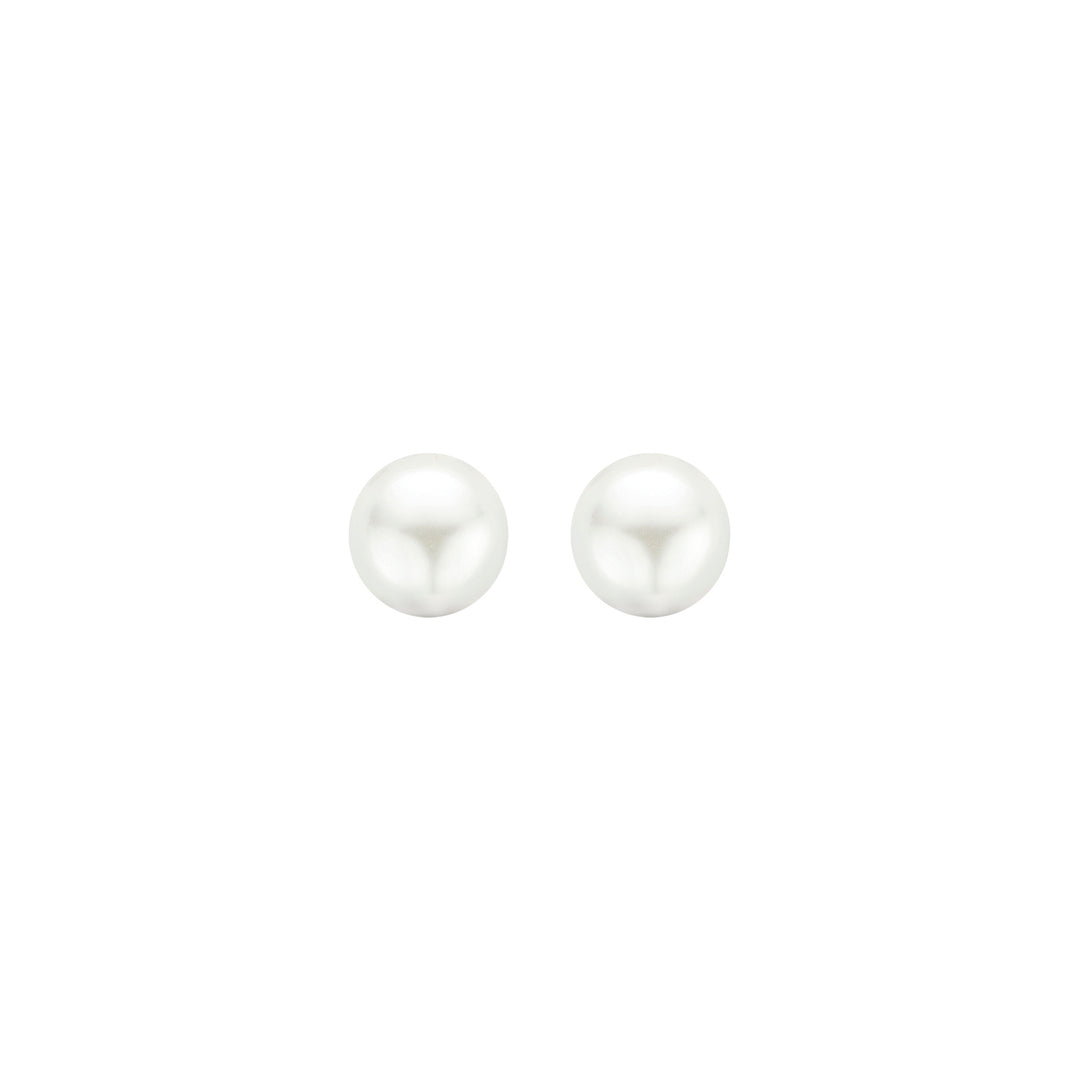 Blush - Large Pearl Earrings - 14kt Yellow Gold