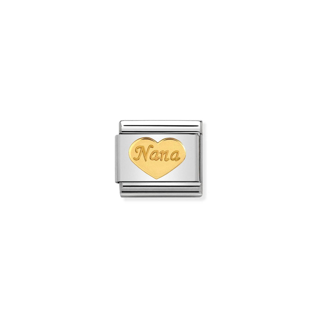 Nomination - Composable Classic Gold Heart Nana Charm