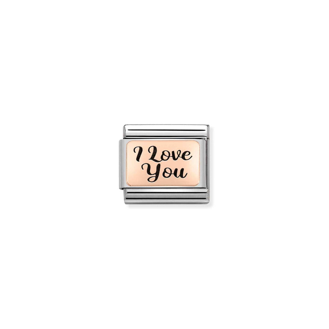 Nomination - Composable Classic I Love You Rose Gold Charm