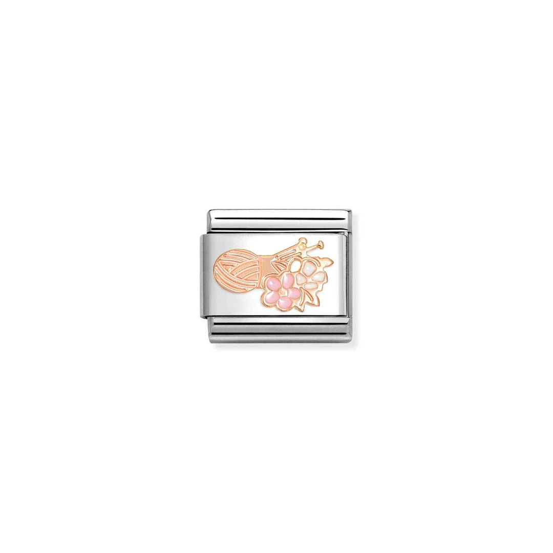 Nomination - Composable Wool & Knitting Needles Charm