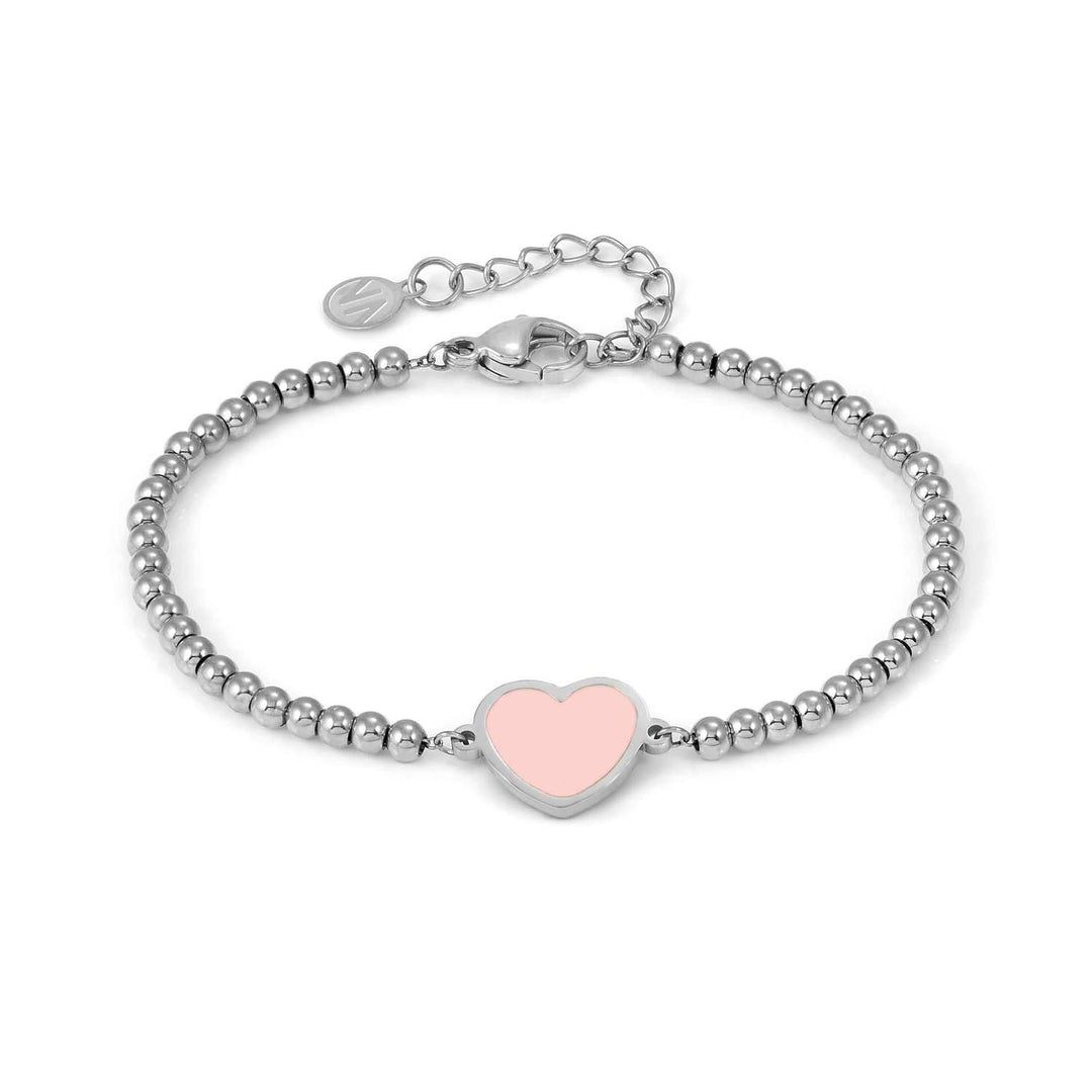 Nomination - Emosfere Pink Heart Bracelet - Silver