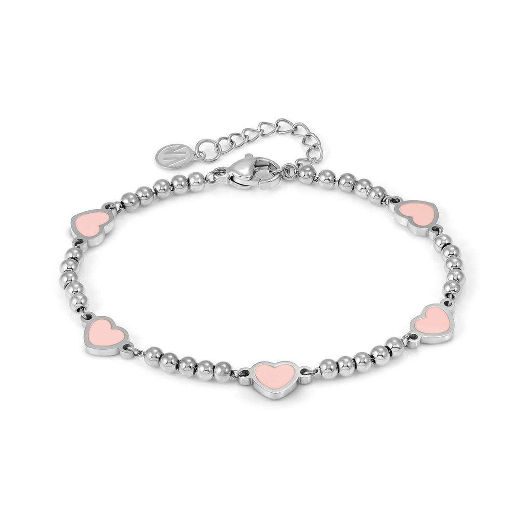Nomination - Emosfere 5 Pink Hearts Bracelet - Silver