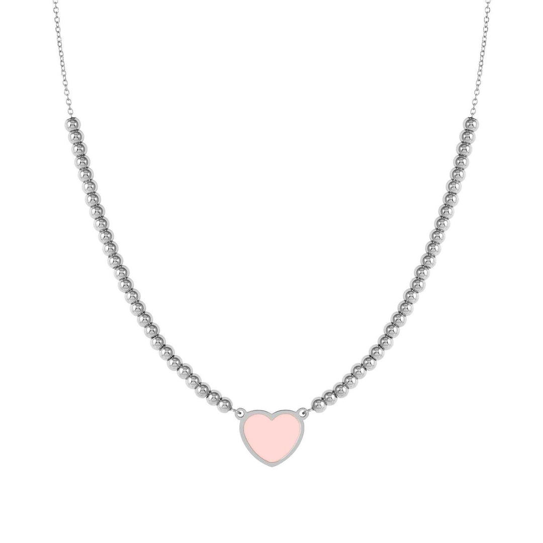 Nomination - Emosfere Pink Heart Necklace - Silver