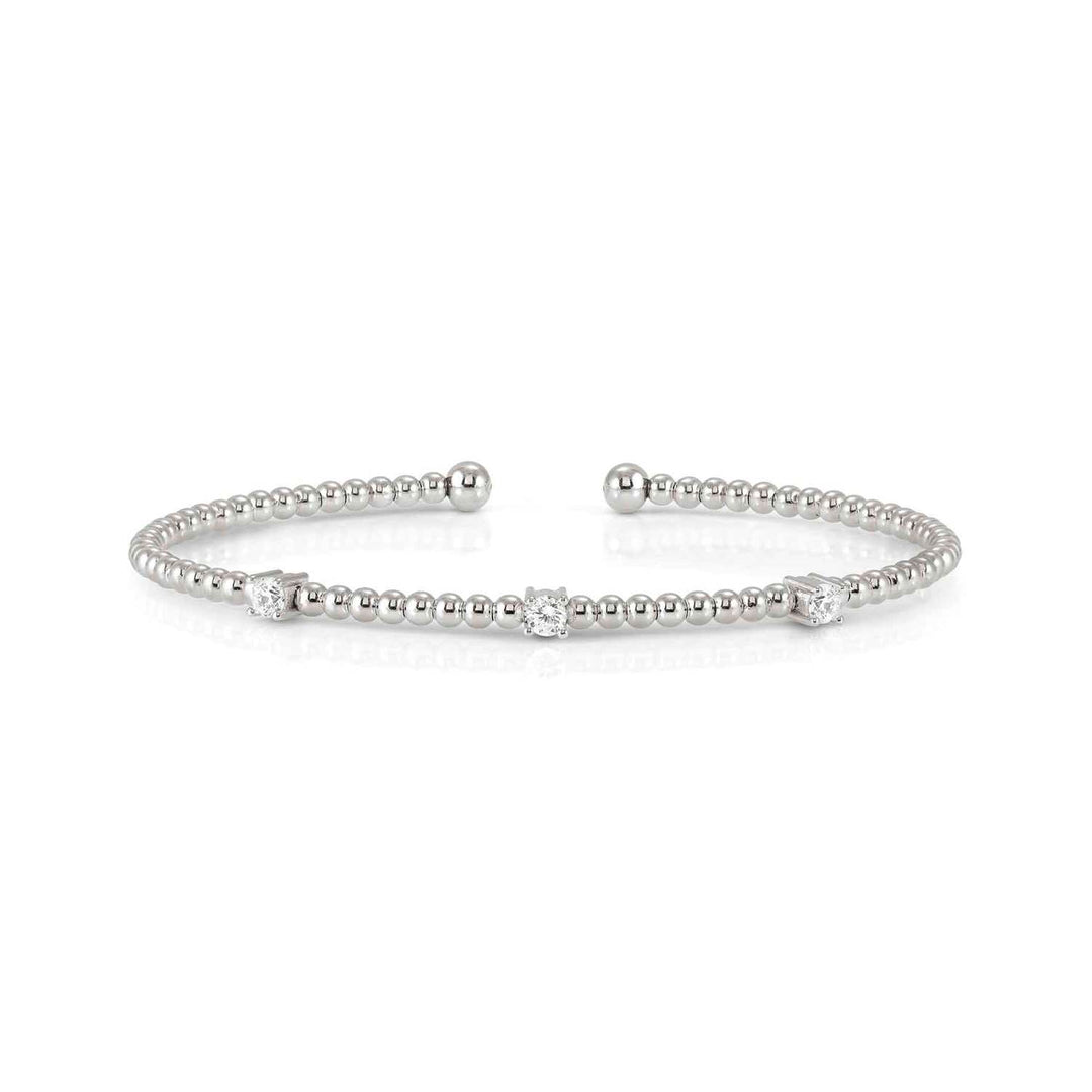 Nomination - Fashion Era Semi-Rigid CZ Bracelet - Silver